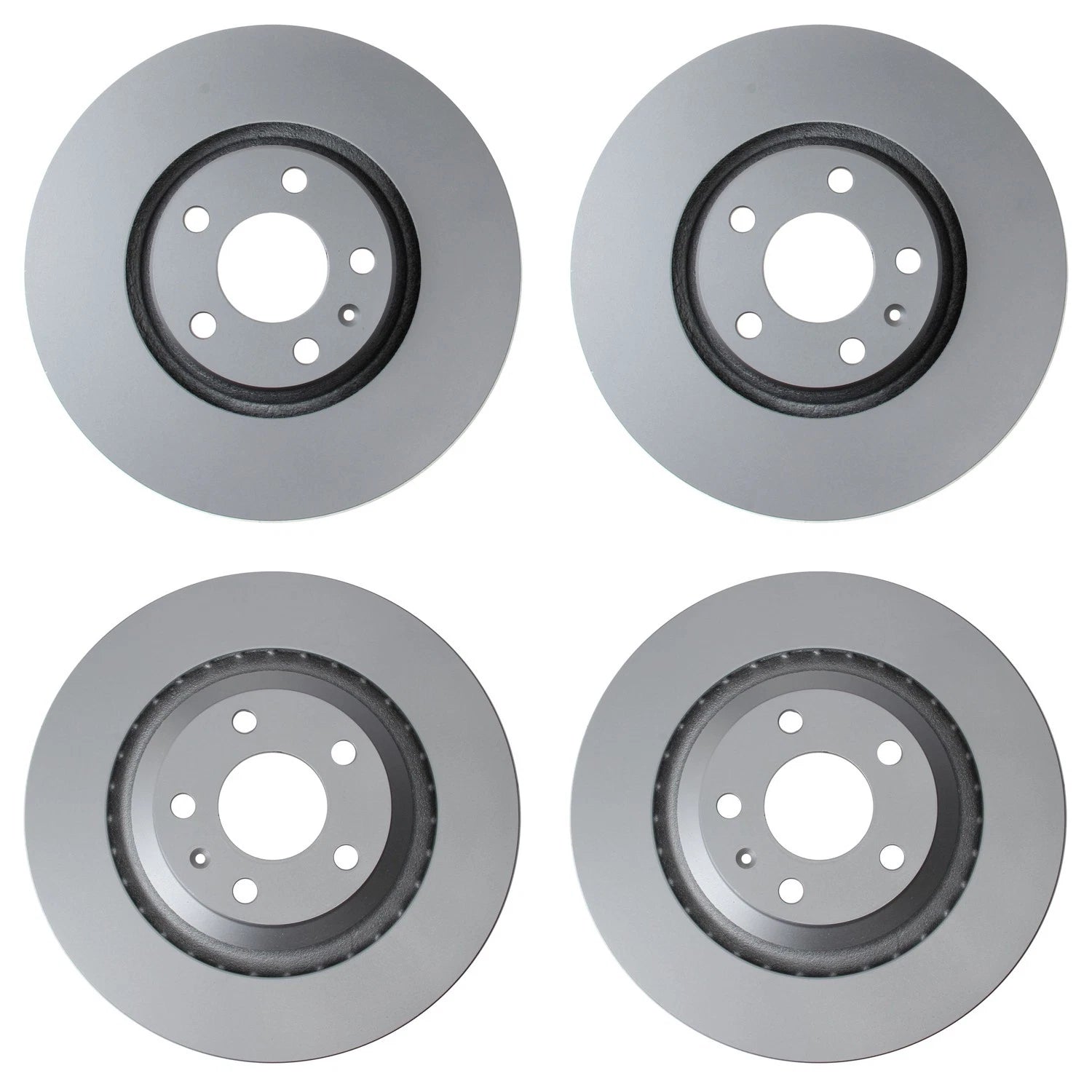 Hella Brake Rotors Kit 321mm Front & 330mm Rear for Audi A6 Quattro (1998–2011)