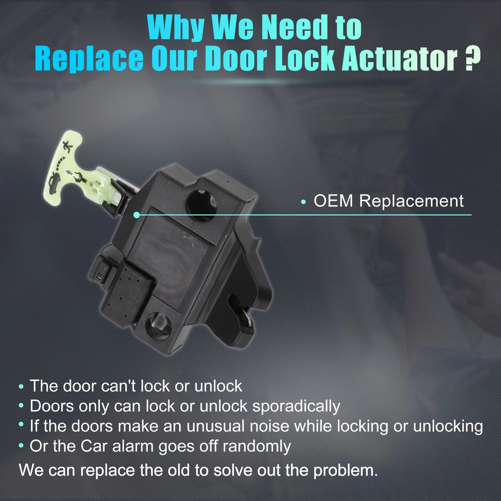 Rear Liftgate Door Lock Actuator Motor for Toyota Camry (2007–2011) No. 6460006010