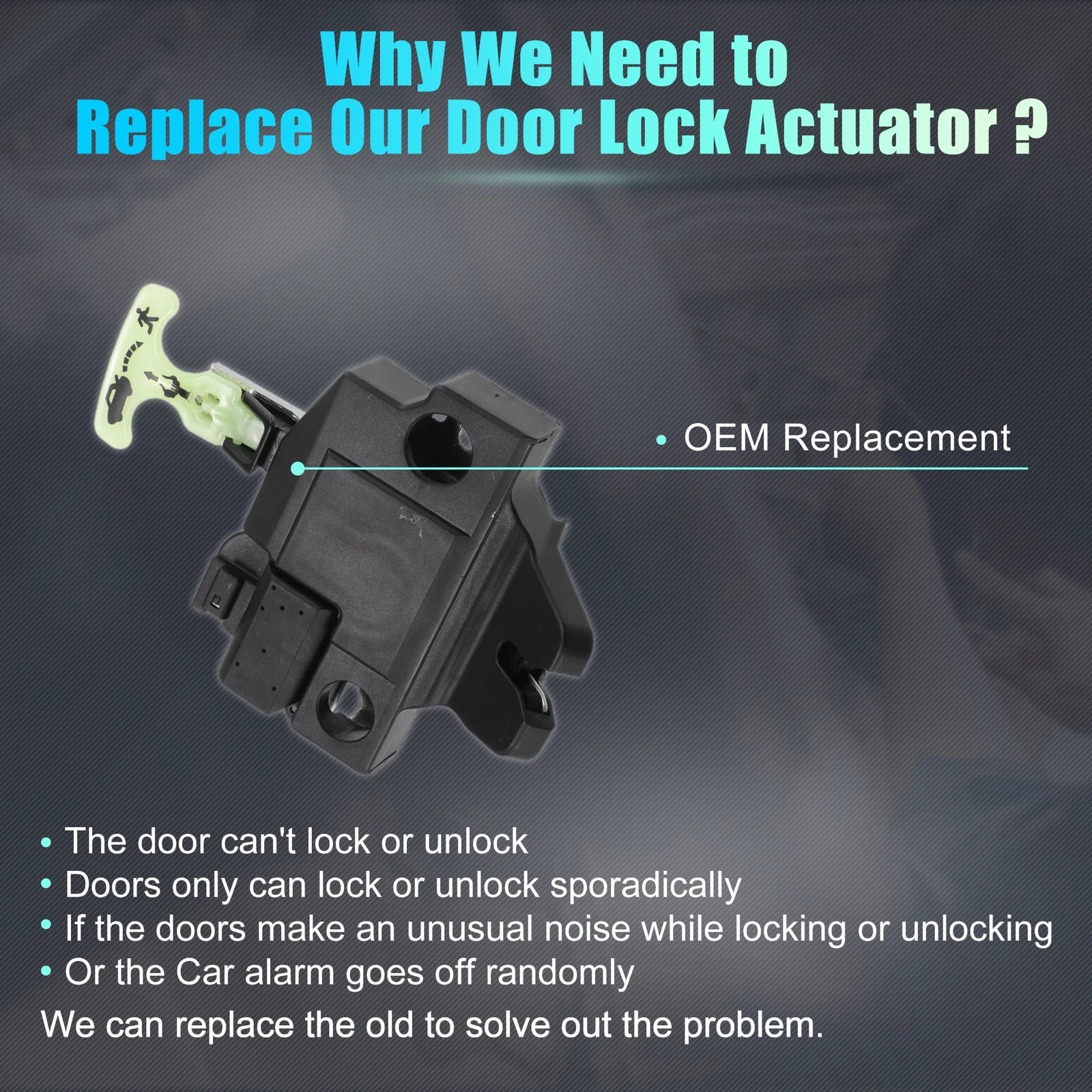 Rear Liftgate Door Lock Actuator Motor for Toyota Camry (2007–2011) No. 6460006010