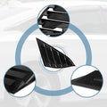 Glossy Black Rear Quarter Vent Window Scoop Louvers for Honda Accord (2018-2021)