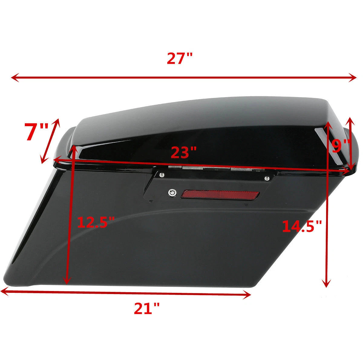Hard Saddlebags for Harley Touring Electra Road Glide (1993–2013) Black