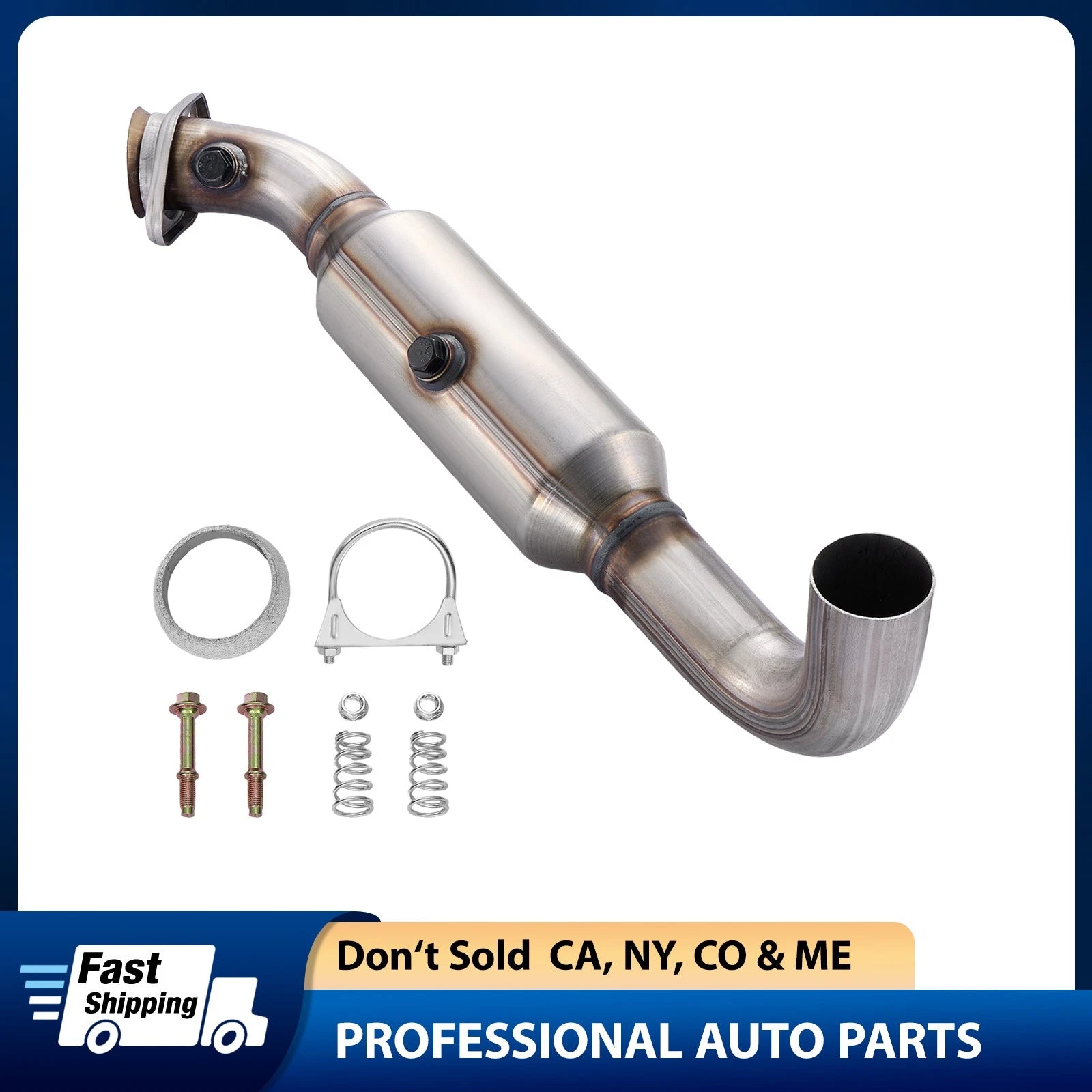 Left Driver Side Catalytic Converter for Ford F-150 (2011–2014)