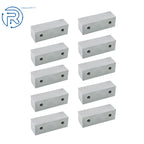 Set of 10 Soft Clamps for 6" Mill Vise (Machinable)