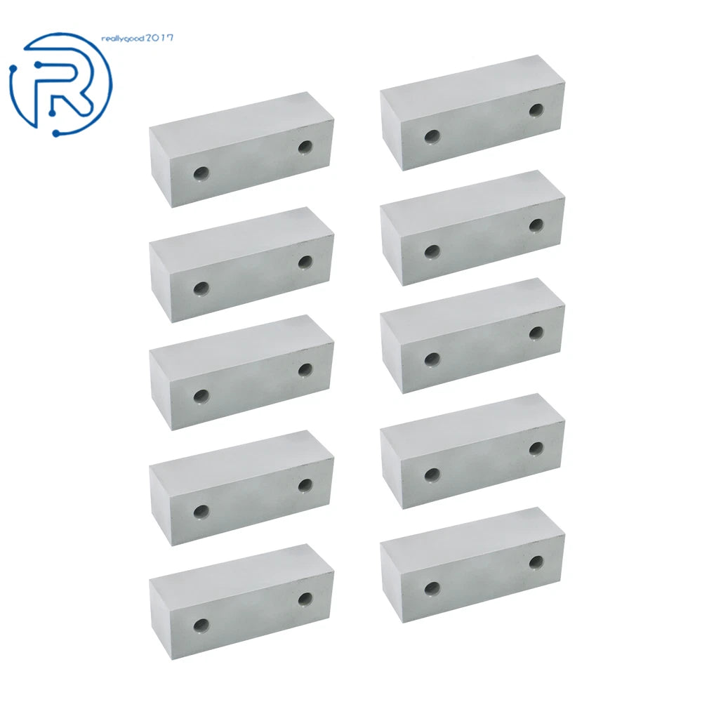 Set of 10 Soft Clamps for 6" Mill Vise (Machinable)
