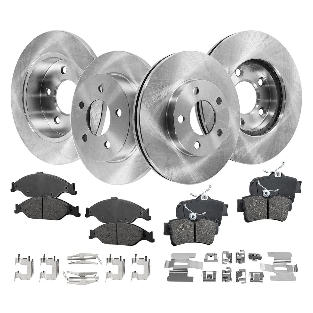 Brake Disc and Pad Kit for Ford Mustang (1999–2004) Front and Rear