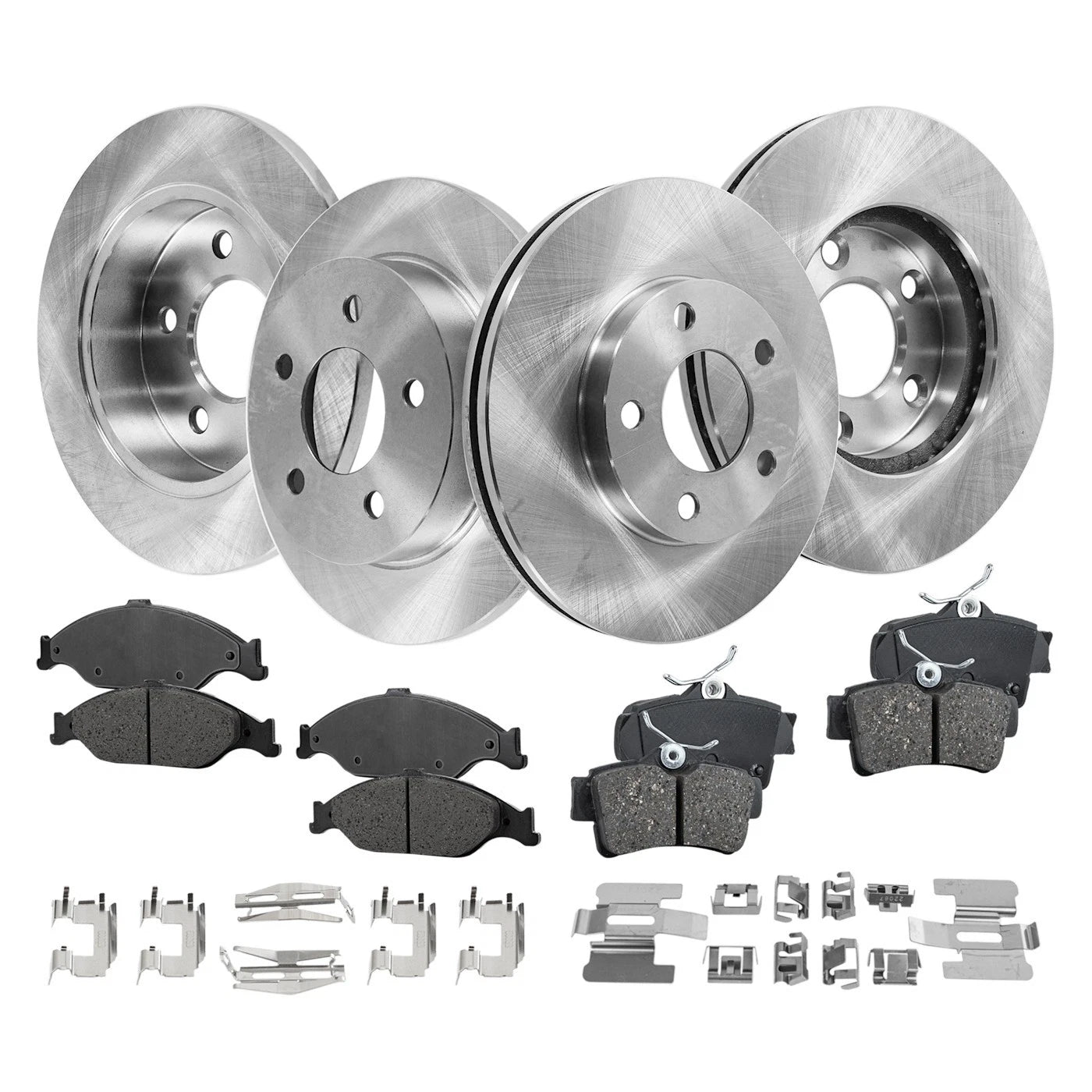 Brake Disc and Pad Kit for Ford Mustang (1999–2004) Front and Rear