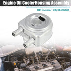 Engine Oil Cooler with Gasket & Sensor for Hyundai Sonata 