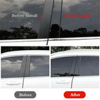 8 Pcs Glossy Black Door Window Trim Decal Covers for Flex (2019-2023)