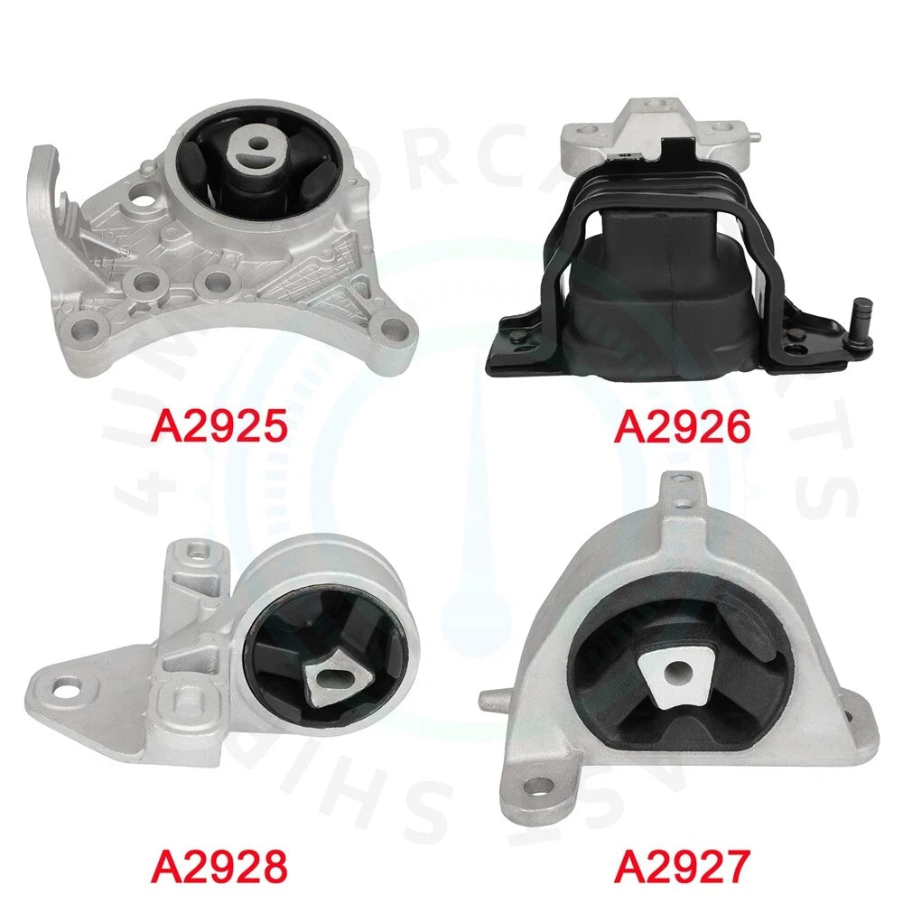 Set of 4 Engine Motor & Transmission Mounts for Dodge Grand Caravan 