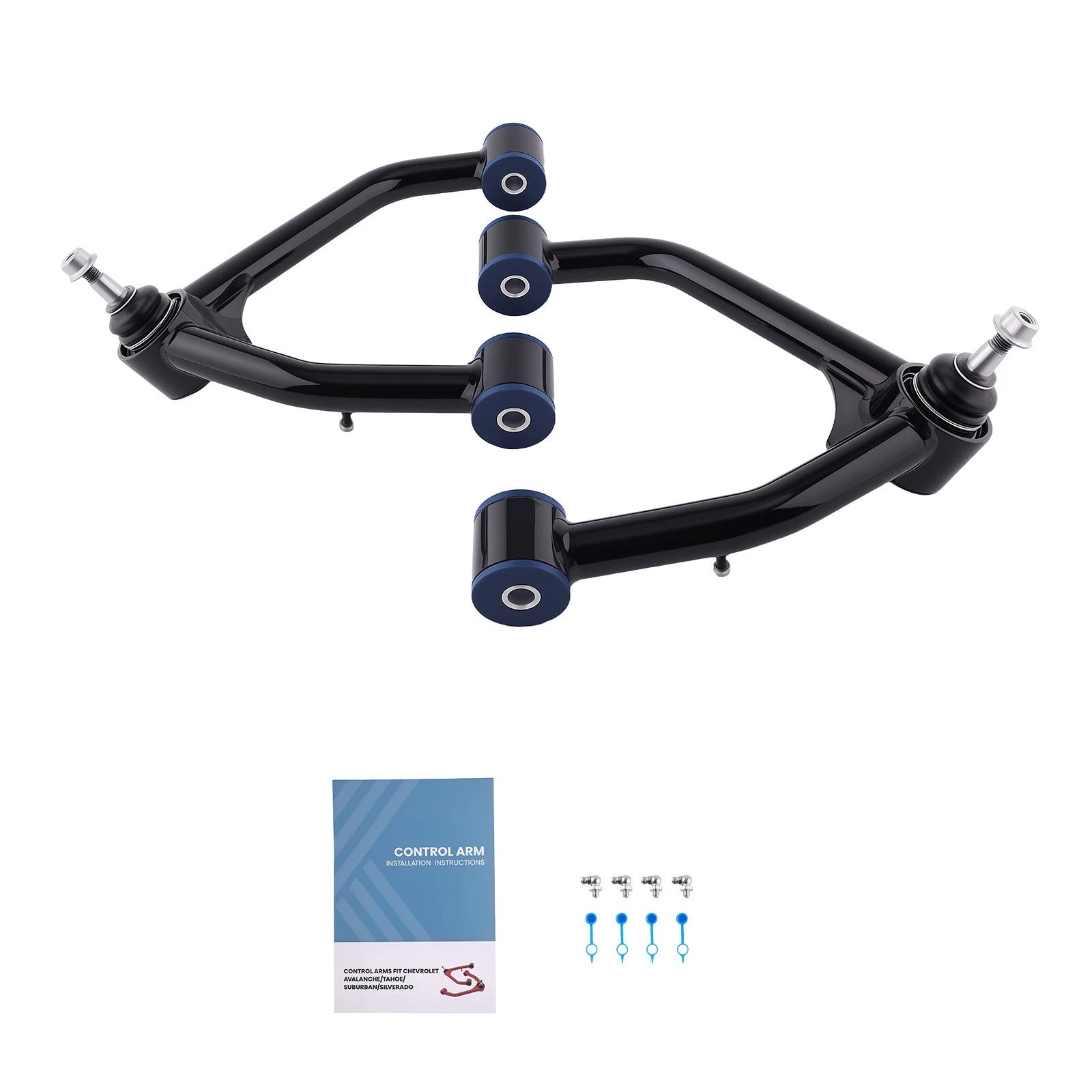 Front Upper Control Arms 2-4" Lift for Chevy Silverado GMC Sierra 1500 (2007–2018)