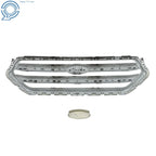Front Upper Bumper Grille for Ford Escape (2017-2019) Glossy Black