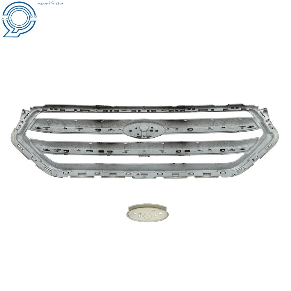 Front Upper Bumper Grille for Ford Escape (2017-2019) Glossy Black