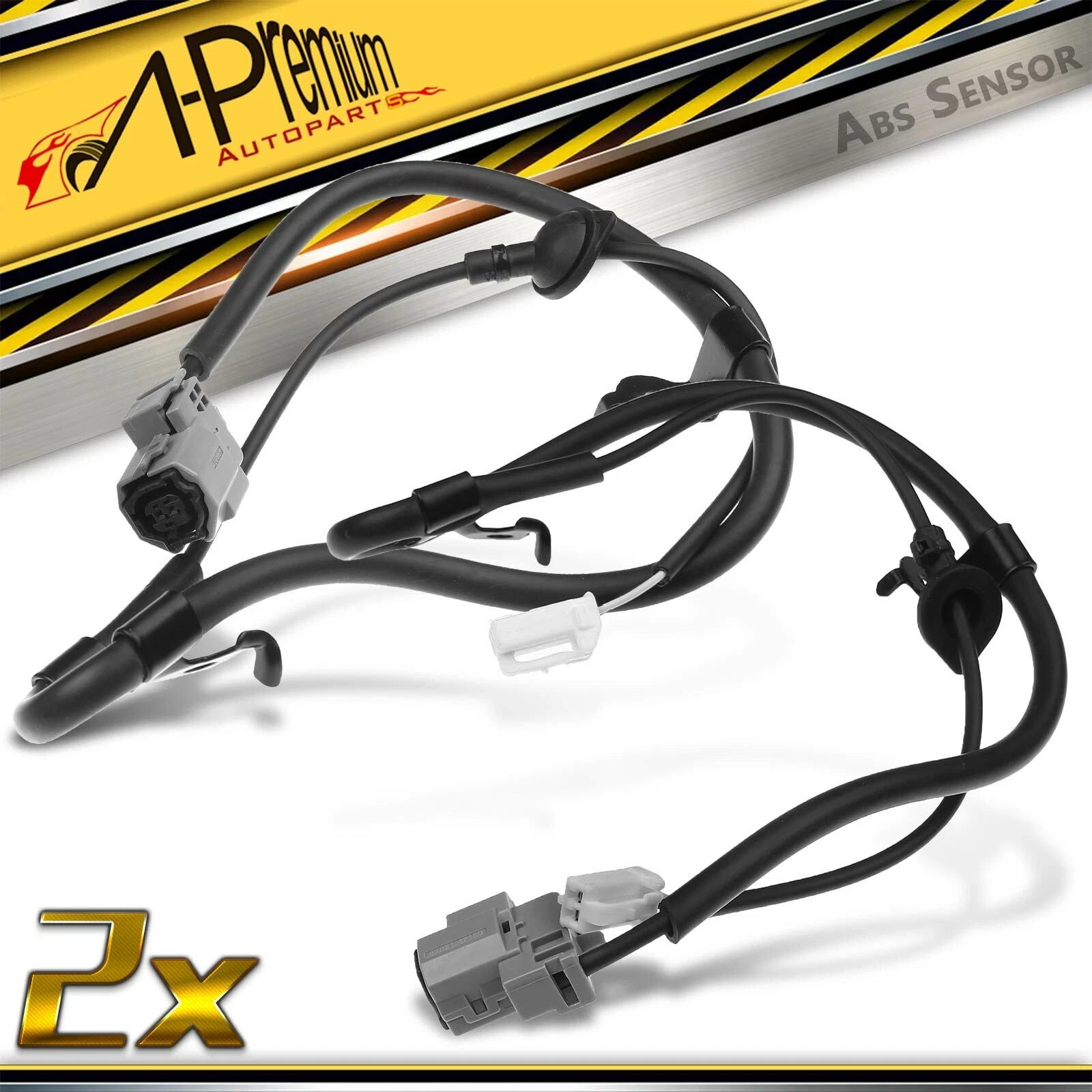 2x Rear ABS Wheel Speed Sensor for Toyota Highlander (2008-2013)