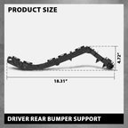 Rear Bumper Cover Support for Lexus GX460 (2010–2023)