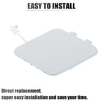 Tow Hook Cover for Audi Q3 (2015–2021) - Front Bumper Eye Hole - White