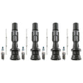 Set of 4 Denso Iridium Power Spark Plugs & Coil Boots for Mazda 3 (2010–2013)