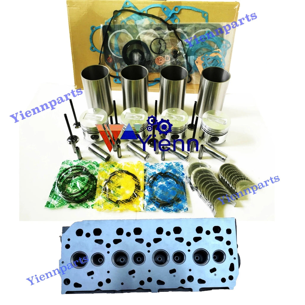 S4L S4L2 Overhaul Rebuild Kit + Cylinder Head for Mitsubishi