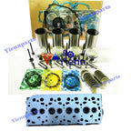 S4L S4L2 Overhaul Rebuild Kit + Cylinder Head for Mitsubishi