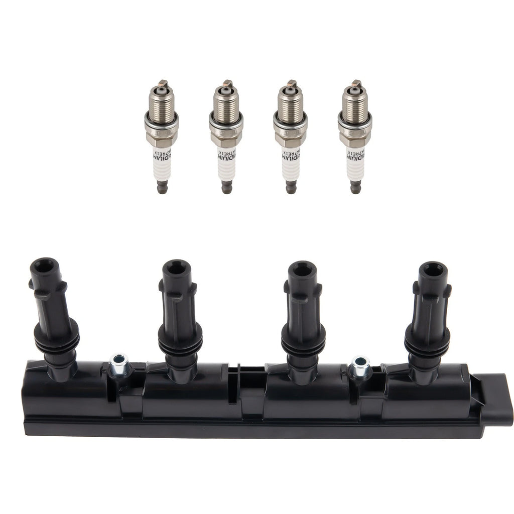 1x Ignition Coil & 4 Spark Plugs for Buick Encore (2013–2020) UF669 XP3922