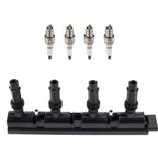 1x Ignition Coil & 4 Spark Plugs for Buick Encore (2013–2020) UF669 XP3922