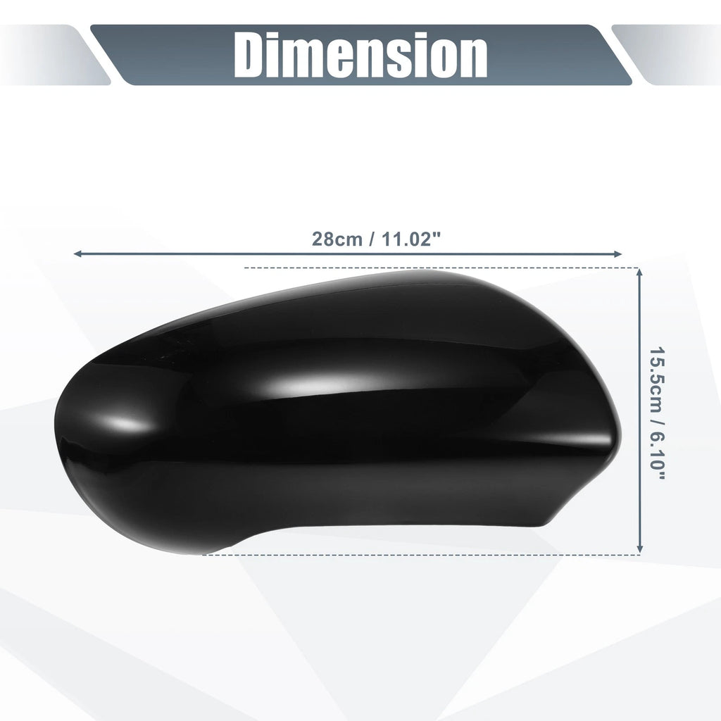 Right Side Mirror Cover Cap for Nissan Qashqai J10 (2007–2014) Gloss Black
