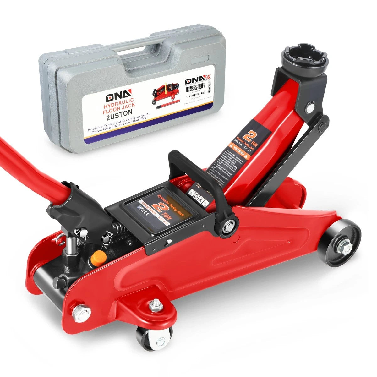 2 Ton Hydraulic Floor Jack for (5.1-13 in, 4000 lbs Capacity)