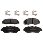 2X Brake Disc and Pad Kit for Acura CL (1998–1999)