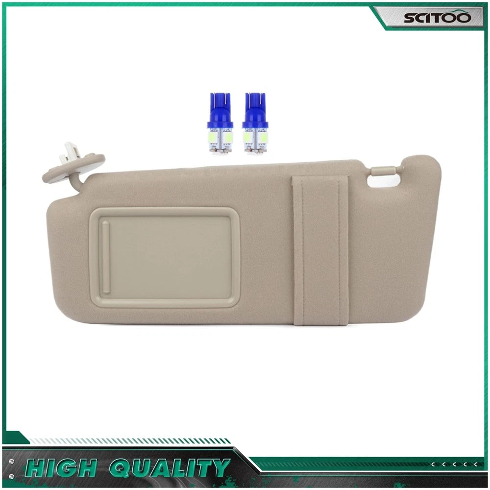 Driver Left Sun Visor with Mirror Light for Toyota Venza (2009–2016)
