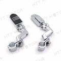1" Highway Radical Flame Foot Peg Clamps for Harley Sportster 883 1340 XL1200 (1986–2023)