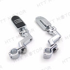 1" Highway Radical Flame Foot Peg Clamps for Harley Sportster 883 1340 XL1200 (1986–2023)