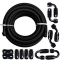 AN10 Steel Nylon Braided Oil Fuel Line Swivel Hose End Kit for 2010-2020