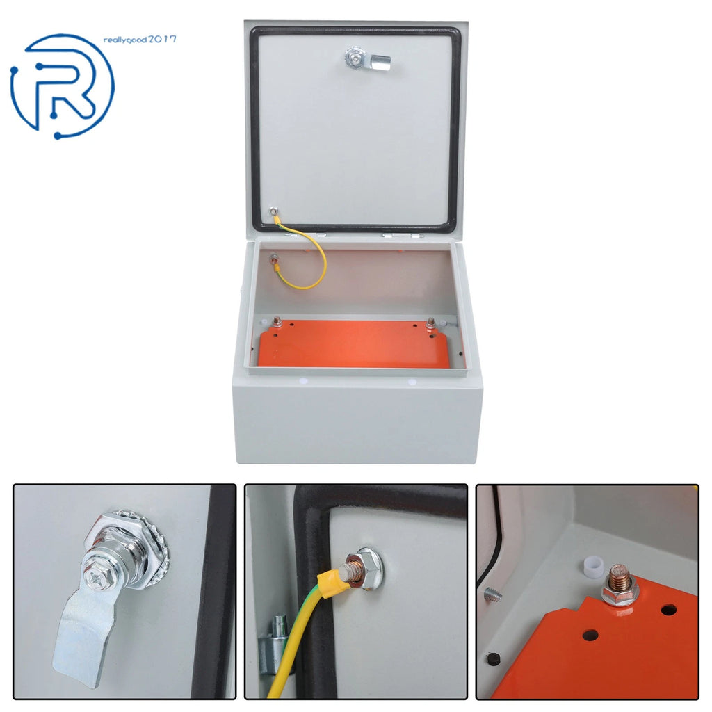 Junction Box for Wall Mount (IP65, Carbon Steel, Gray/White)