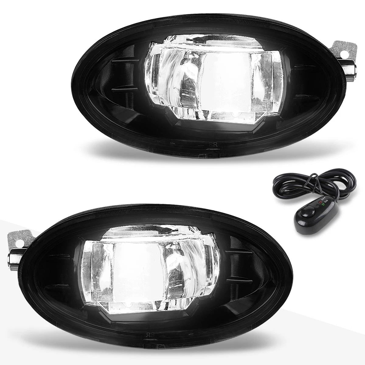 Fog Lights for Honda Civic/Accord (2008–2013) - Smoked Lens, W/Switch