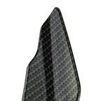 6pcs Carbon Fiber ABS Front Bumper Splitter Fins for Car