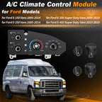 AC Heater Climate Control Module Panel 5C2Z19980BA for Ford E150 E250 (2005–2014)
