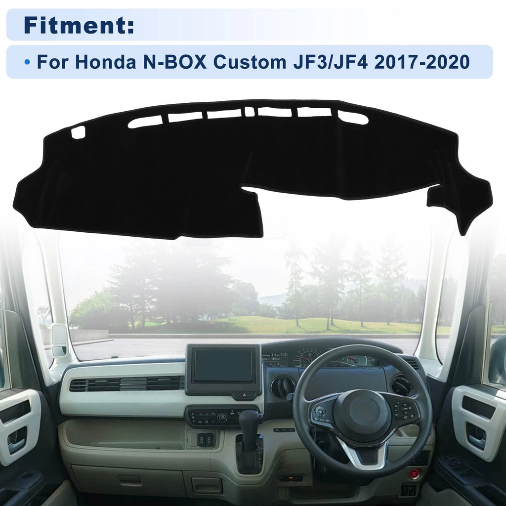Dash Cover for Honda N-BOX Custom JF3/JF4 (2017–2020) Polyester Black