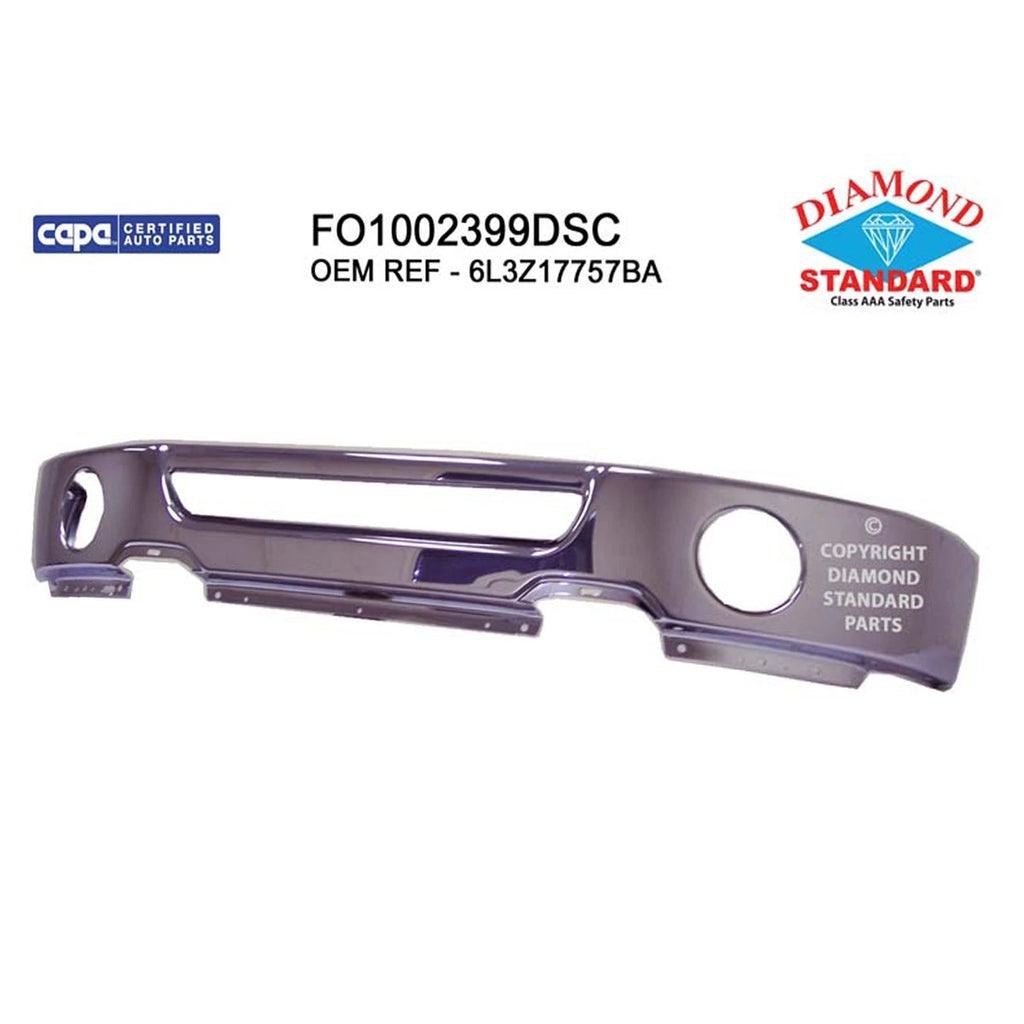 Replacement Chrome Front Bumper Face Bar for Ford Ranger (2005–2011)