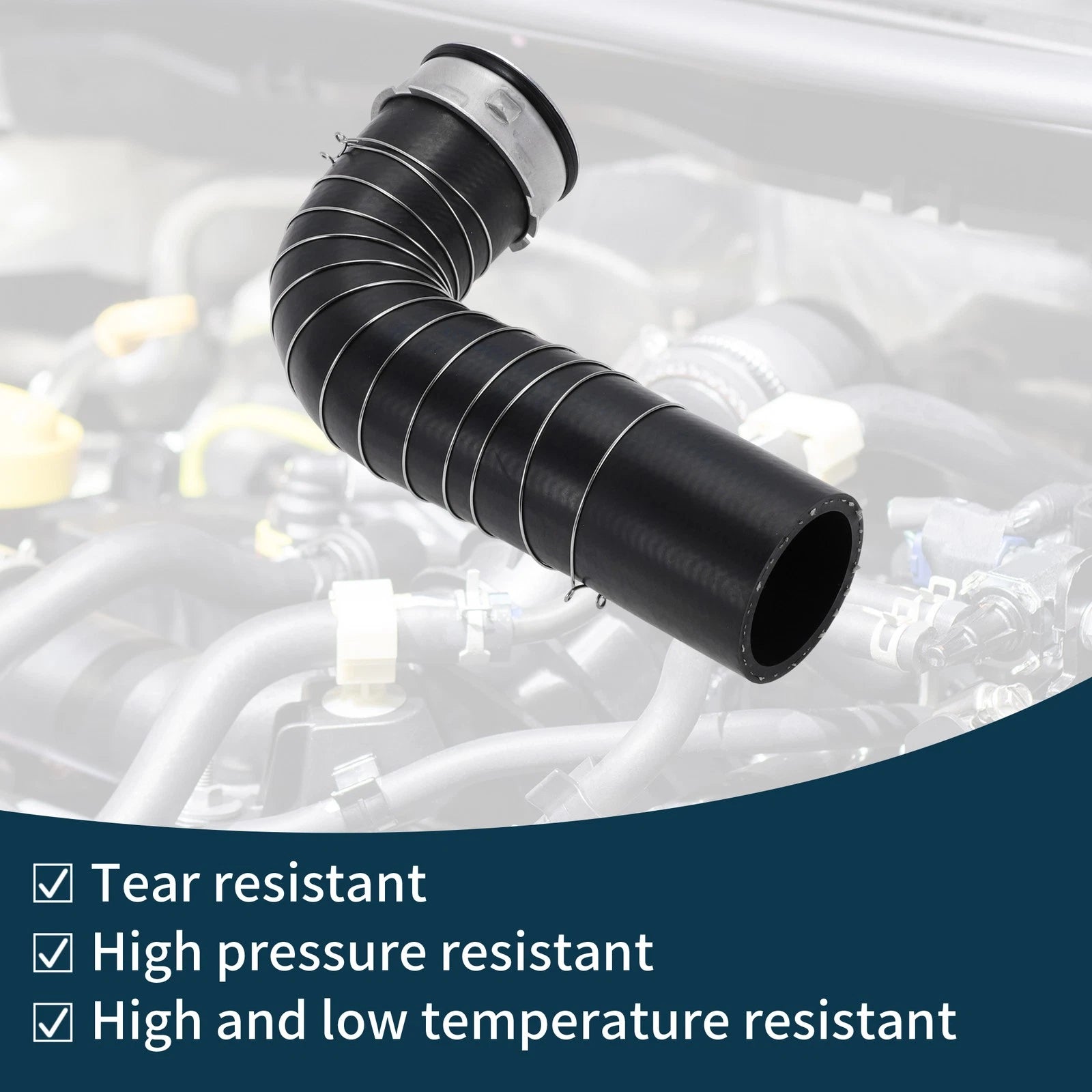 Radiator Hose for BMW X3 E83 2.0D (2003–2010) No. 11613428426 Black