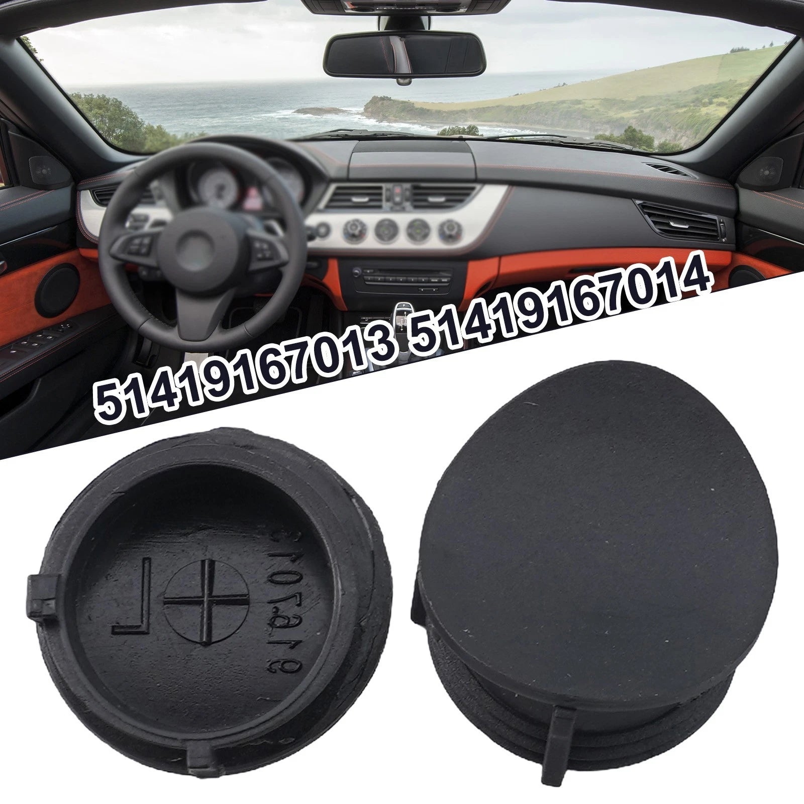 Door Handle Screw Cover Cap for BMW Z4 E89 (2009–2015)