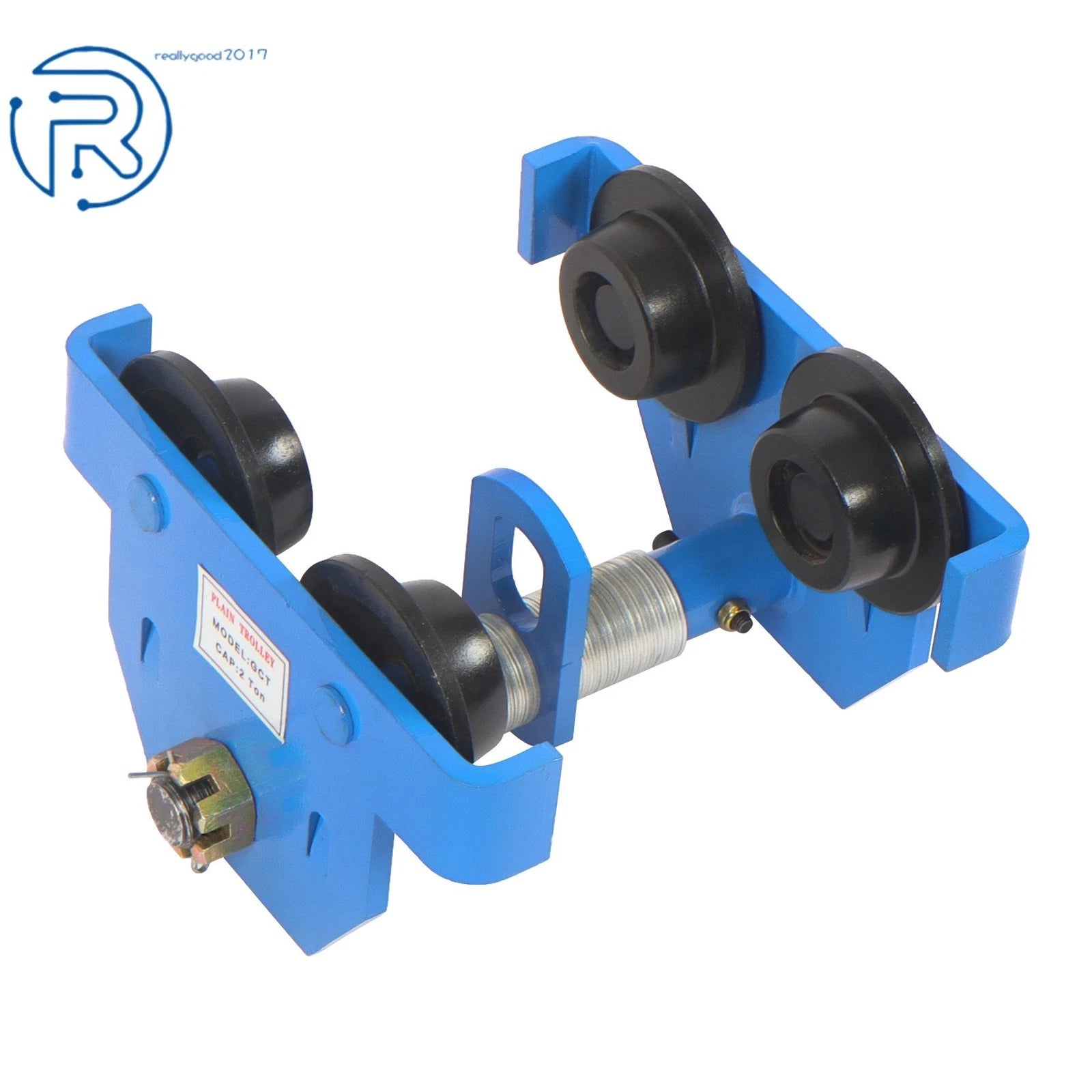 2 Ton Push Beam Trolley for Heavy Duty Lifting (65-180mm Adjustable)