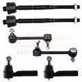 Set of 6 Front Suspension Tie Rods Sway Bars for GMC Canyon (2004–2005)