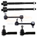 Set of 6 Front Suspension Tie Rods Sway Bars for GMC Canyon (2004–2005)