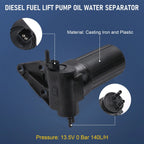 Diesel Fuel Pump Separator for Perkins