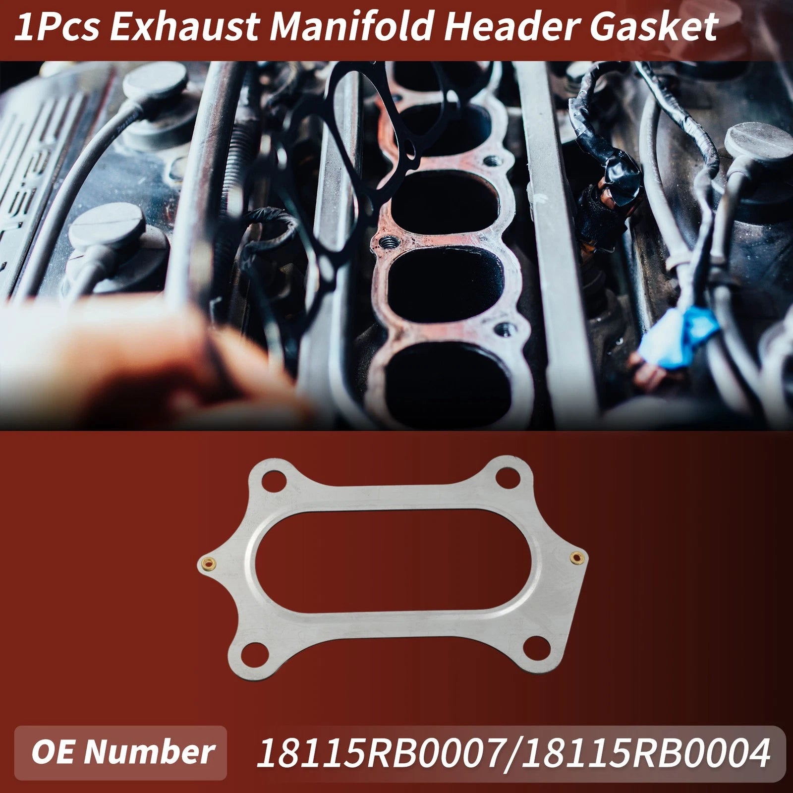 Exhaust Manifold Header Gasket for Honda Civic (2008–2025) No. 18115RB0007