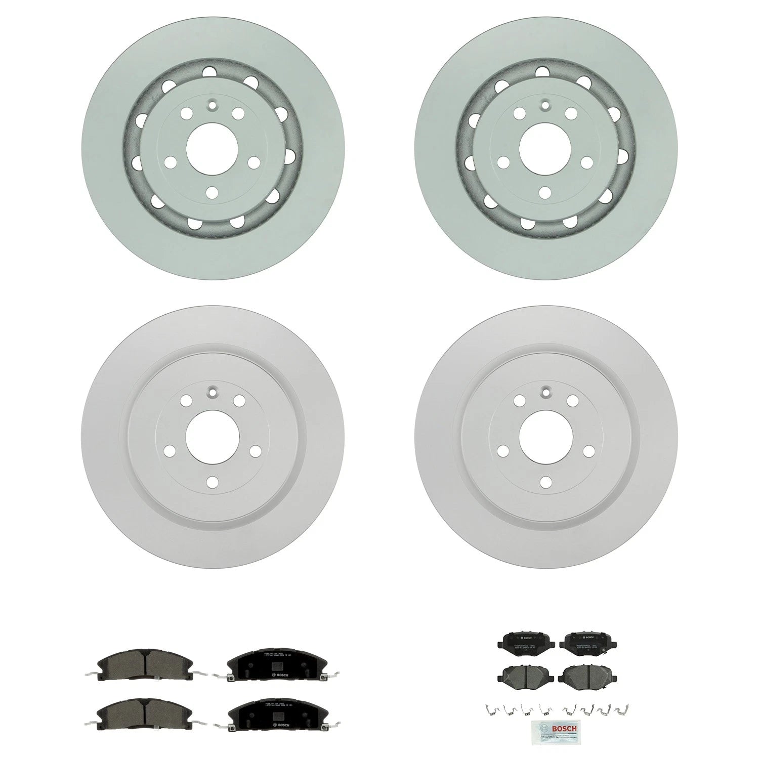 Bosch QuietCast Brake Rotor & Semi-Met Pad Kit for Ford Explorer
