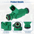 6X Fuel Injector Nozzle for Kia Sorento EX LX SX 3.5L (2011–2013)