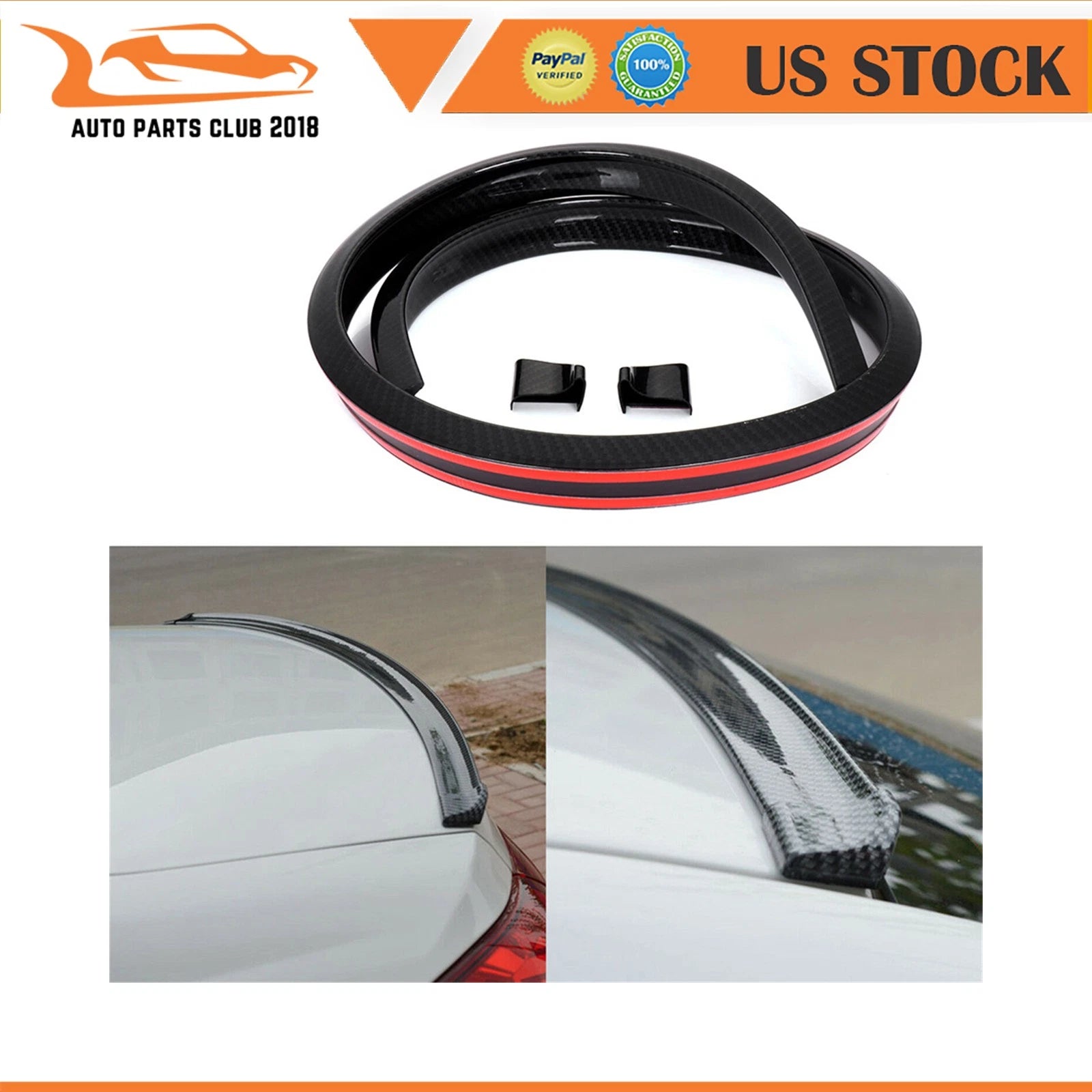 Glossy Carbon Fiber Spoiler for Cadillac DTS (2006–2011)