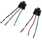 2X H4 3-Pin Headlight Bulb Holder Connector for