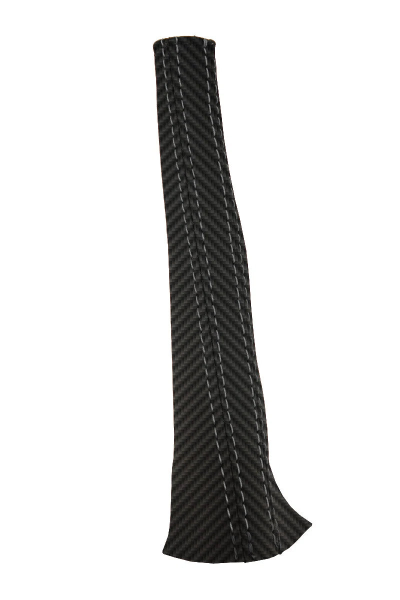 E Brake Boot Cover Carbon Fiber for Nissan 350Z (2003–2008) Gray Stitch