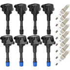 Set of 8 Ignition Coils and Spark Plugs for Honda Insight (2010–2014)